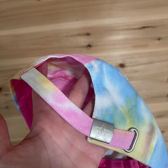 Pink And Blue Tie Dye Jeffery Star Hat - Picture 3 of 5